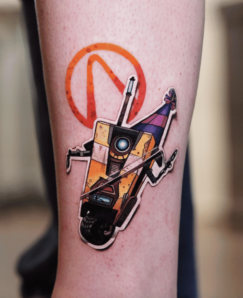 Borderlands Video Game Tattoo