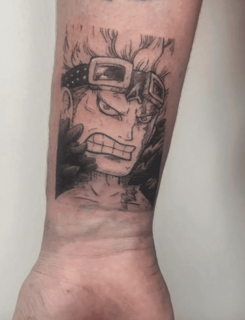 Captain Kid One Piece Tattoo