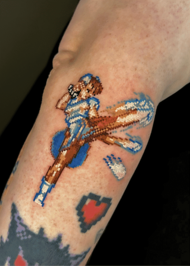 Chun Li Video Game Tattoo