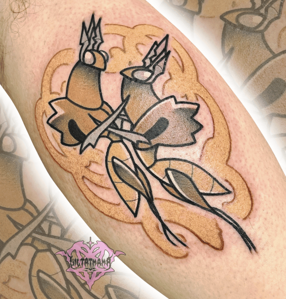 Cogwork Dancers Hollow Knight Tattoo