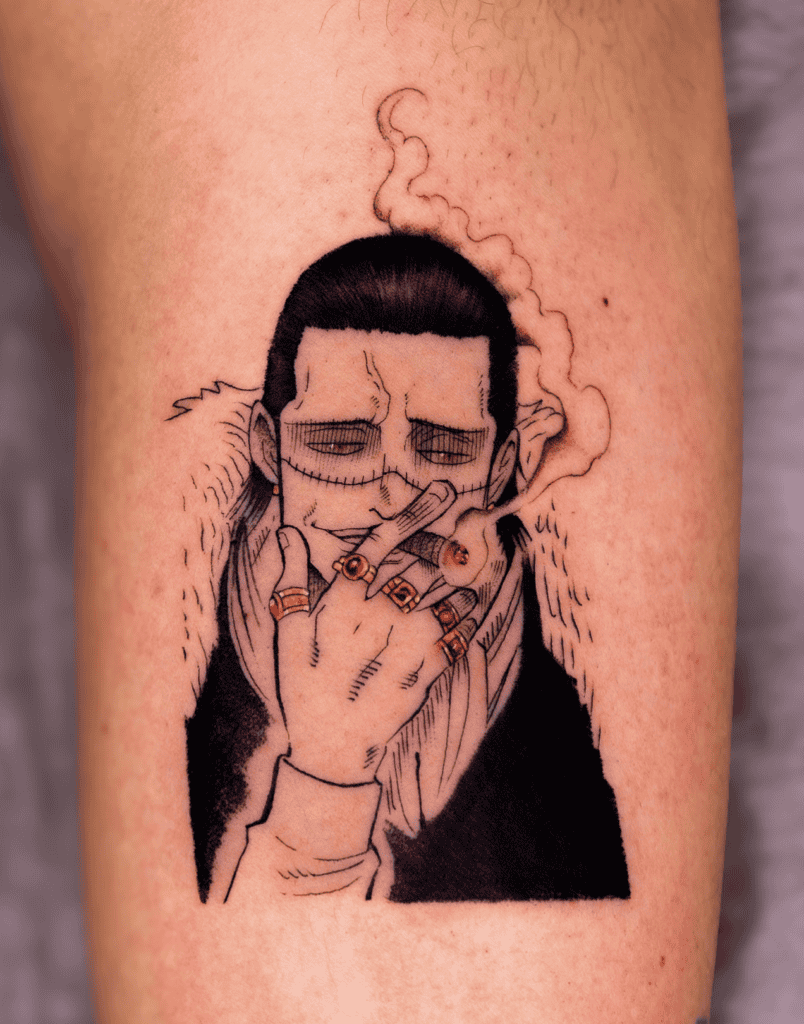 Crocodile Smoke One Piece Tattoo