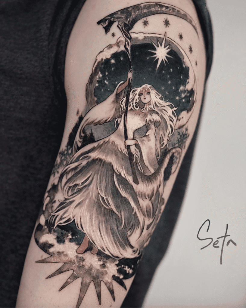 Crossbreed Priscilla Weapon Soulsborne Tattoo