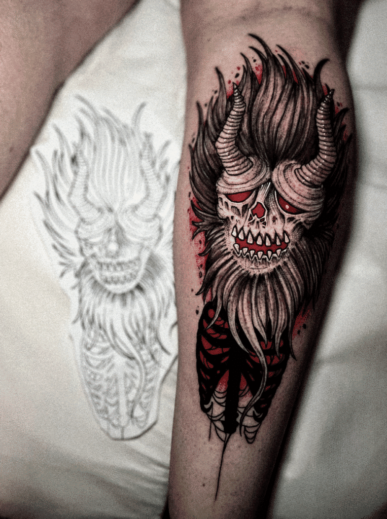 Demon of Hatred Two Soulsborne Tattoo