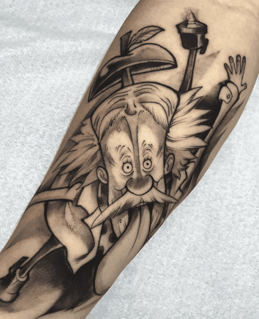 Dr Vegapunk One Piece Tattoo