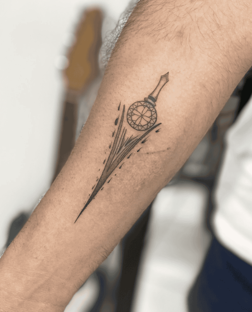 Dream Nail Simple Hollow Knight Tattoo