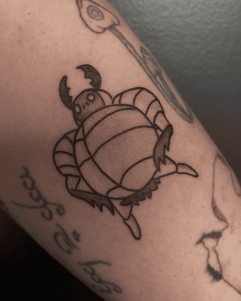 Dung Defender Proud Hollow Knight Tattoo