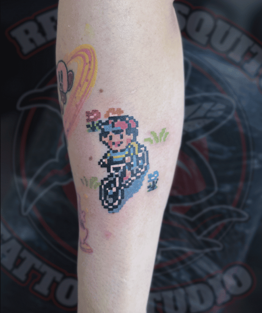 Earthbound Video Game Tattoo