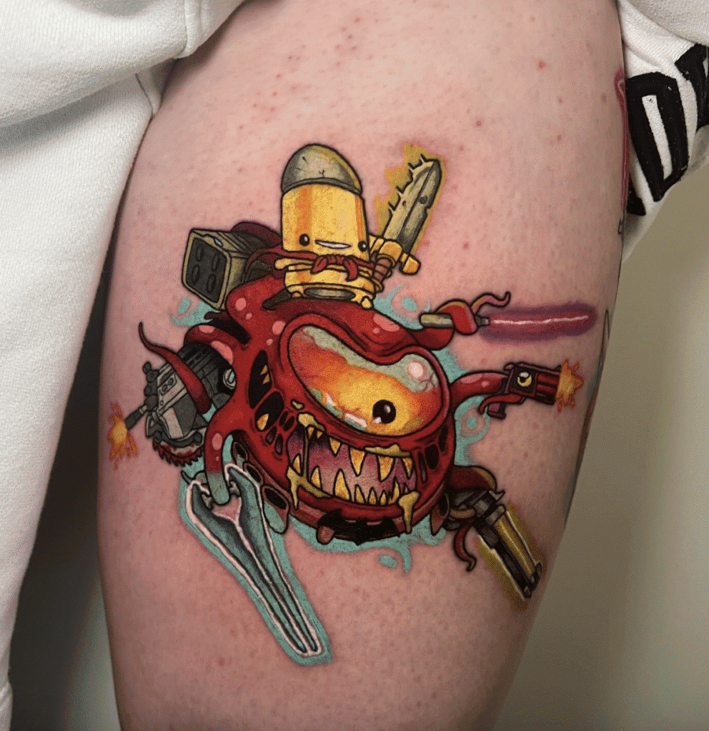 Enter the Gungeon Video Game Tattoo