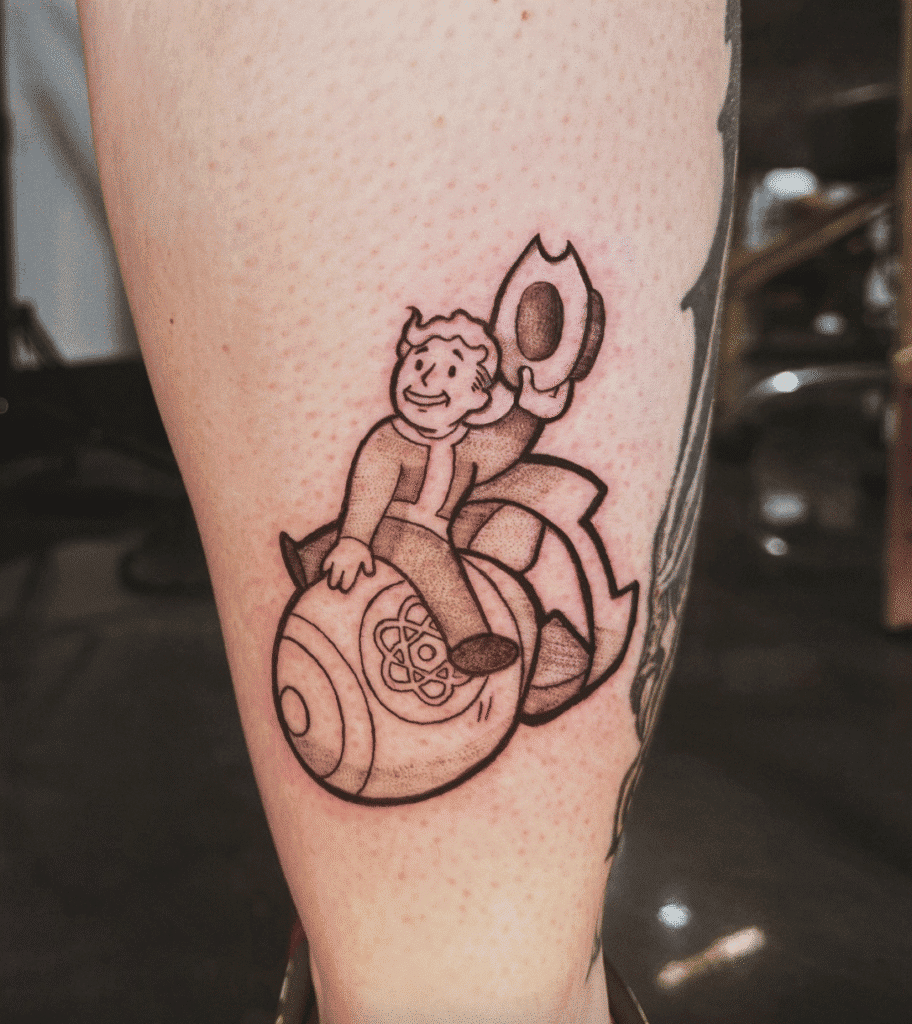 Fall Out Video Game Tattoo
