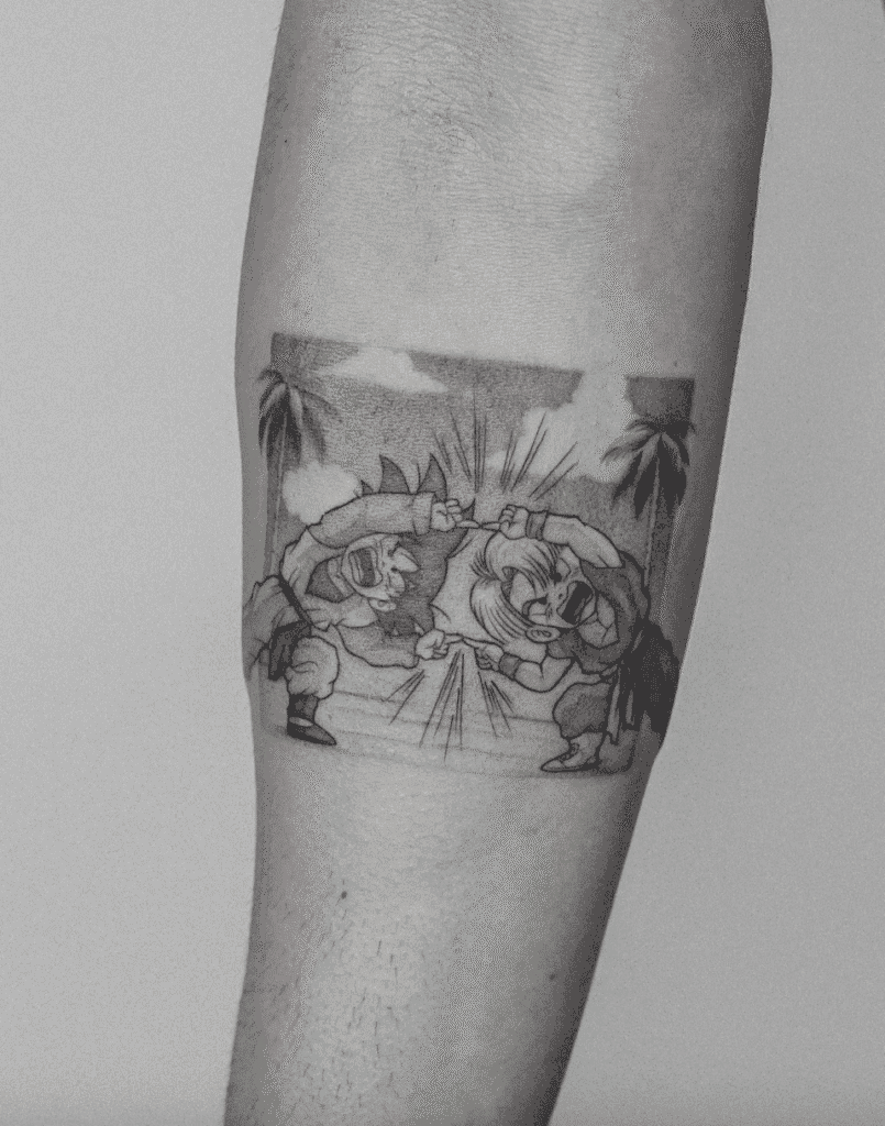 Fusion Son Goten Dragon Ball Tattoo