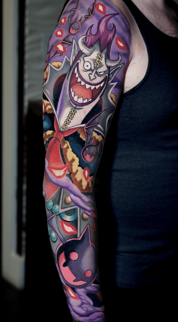 Gecko Moria One Piece Tattoo