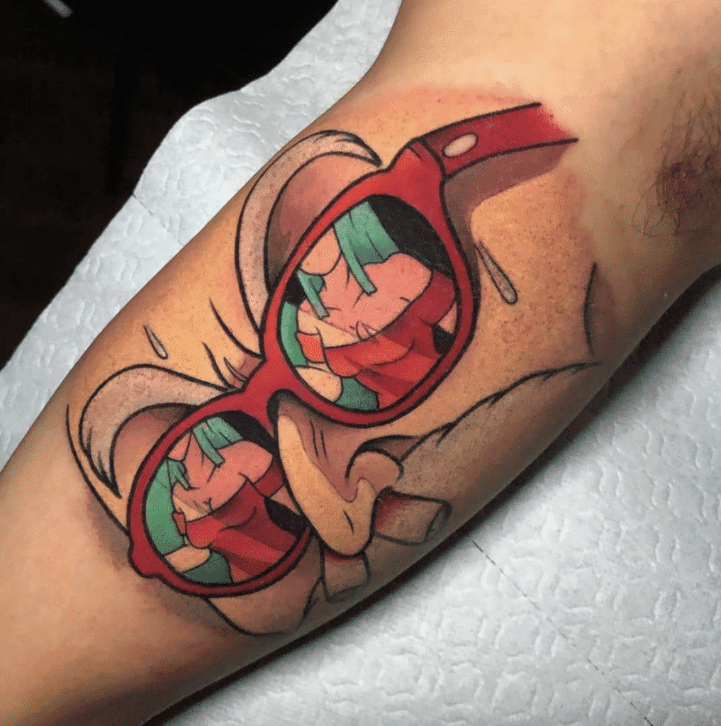Glasses Master Roshi Dragon Ball Tattoo