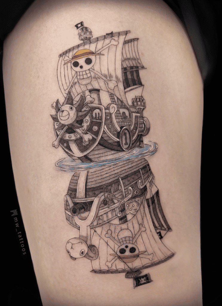 Going Merry One Piece Tattoo