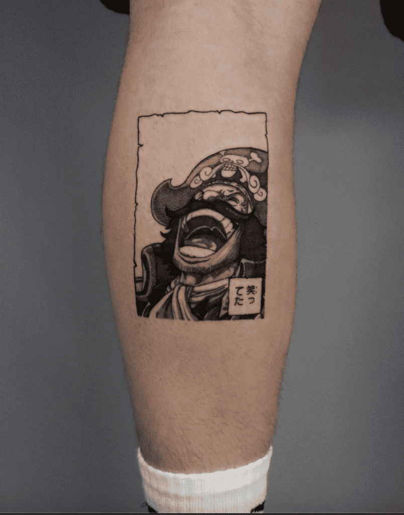 Gol. D. Roger One Piece Tattoo