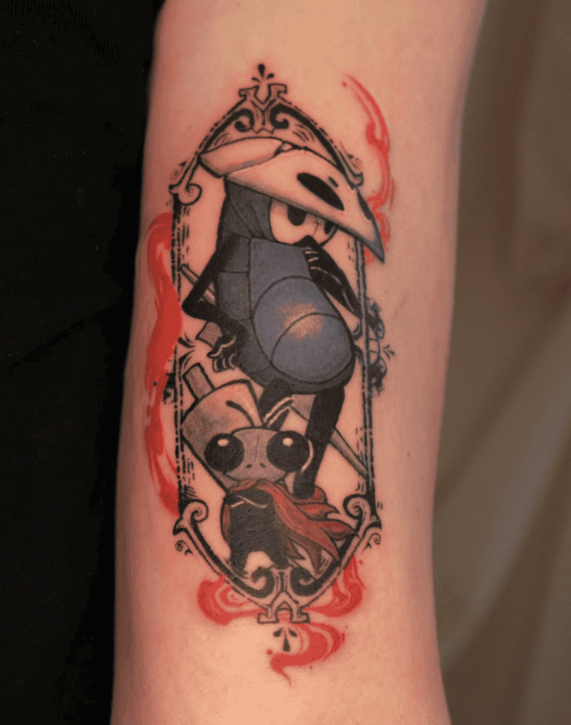 Great Nailsage Sly Quirell Hollow Knight Tattoo