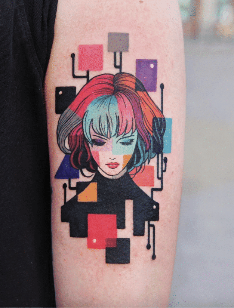 Gris Video Game Tattoo