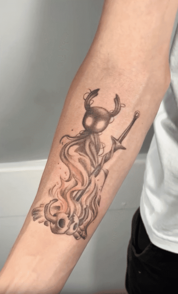 Hollow Knight X Soulsborne Tattoo