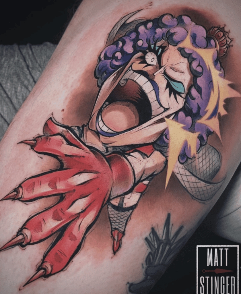 Ivankov Wink One Piece Tattoo