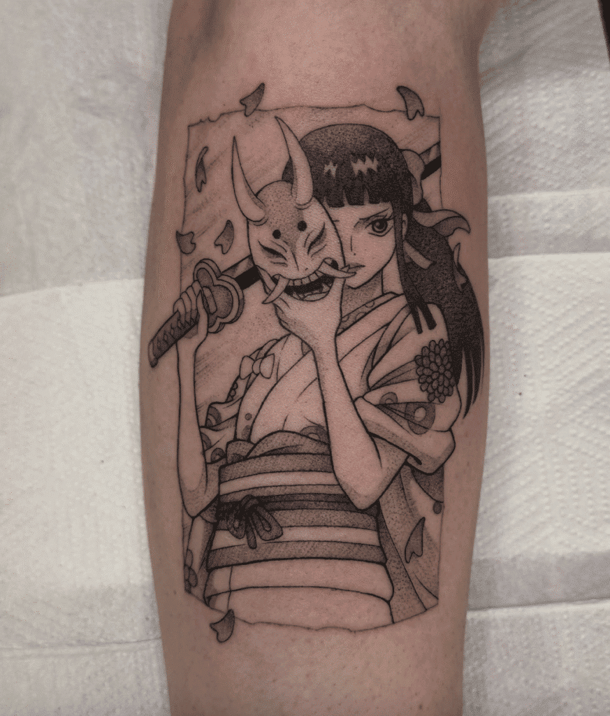 Kiku One Piece Tattoo