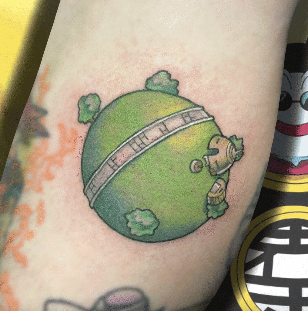 King Kai Planet Dragon Ball Tattoo