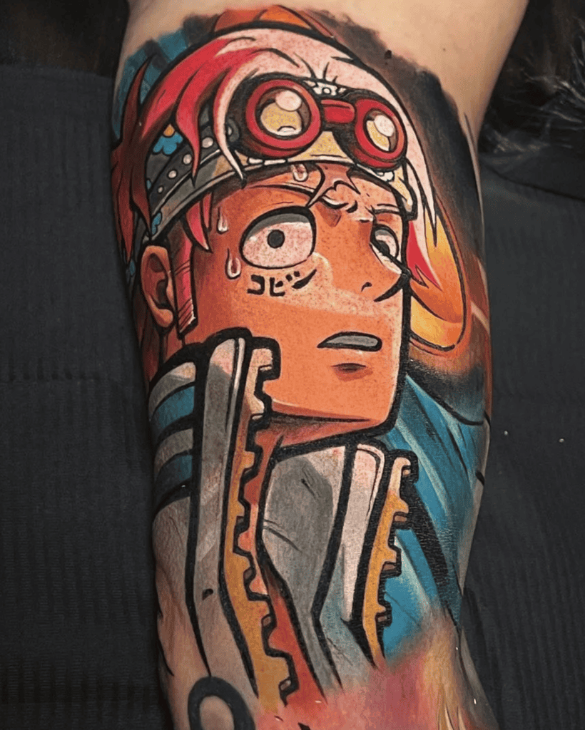 Koby One Shocked Piece Tattoo