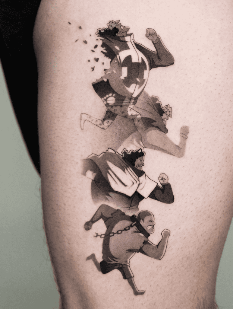 Kuma Run One Piece Tattoo