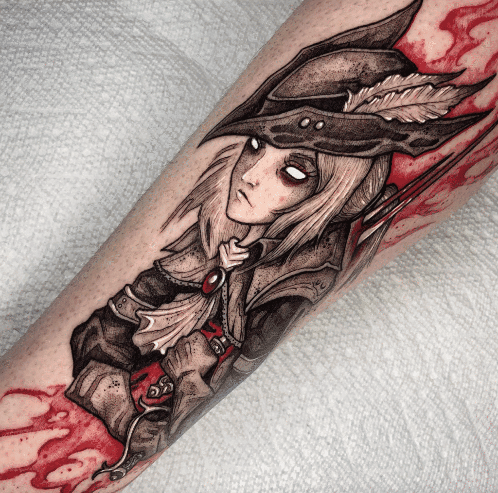 Lady Maria Two Soulsborne Tattoo