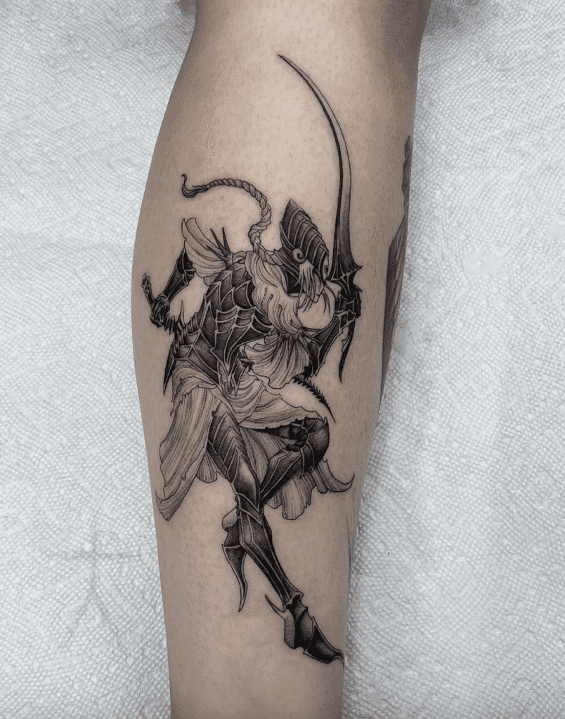 Lords Blade Cairan Soulsborne Tattoo