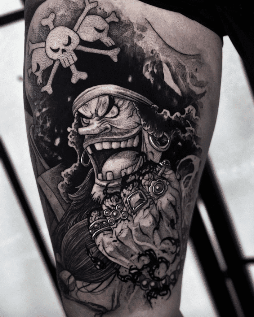 Marshall D. Teach One Piece Tattoo