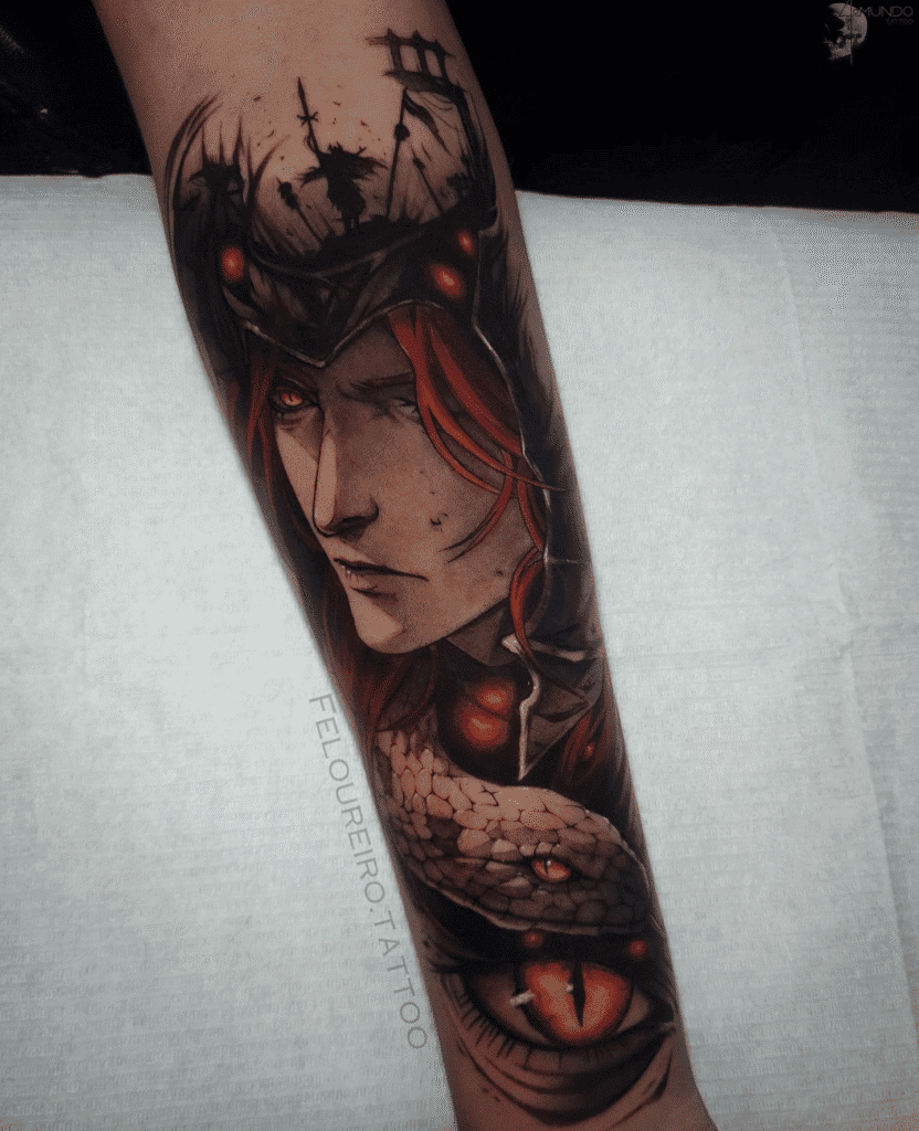 Messmer Soulsborne Tattoo