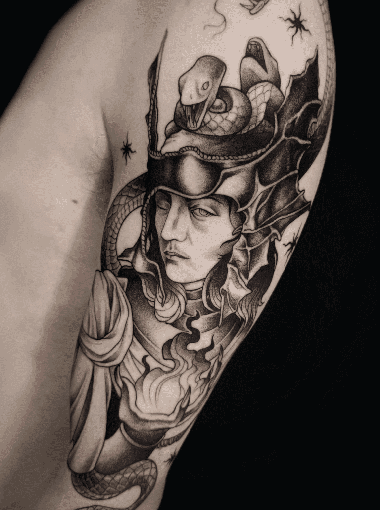 Messmer Two Soulsborne Tattoo