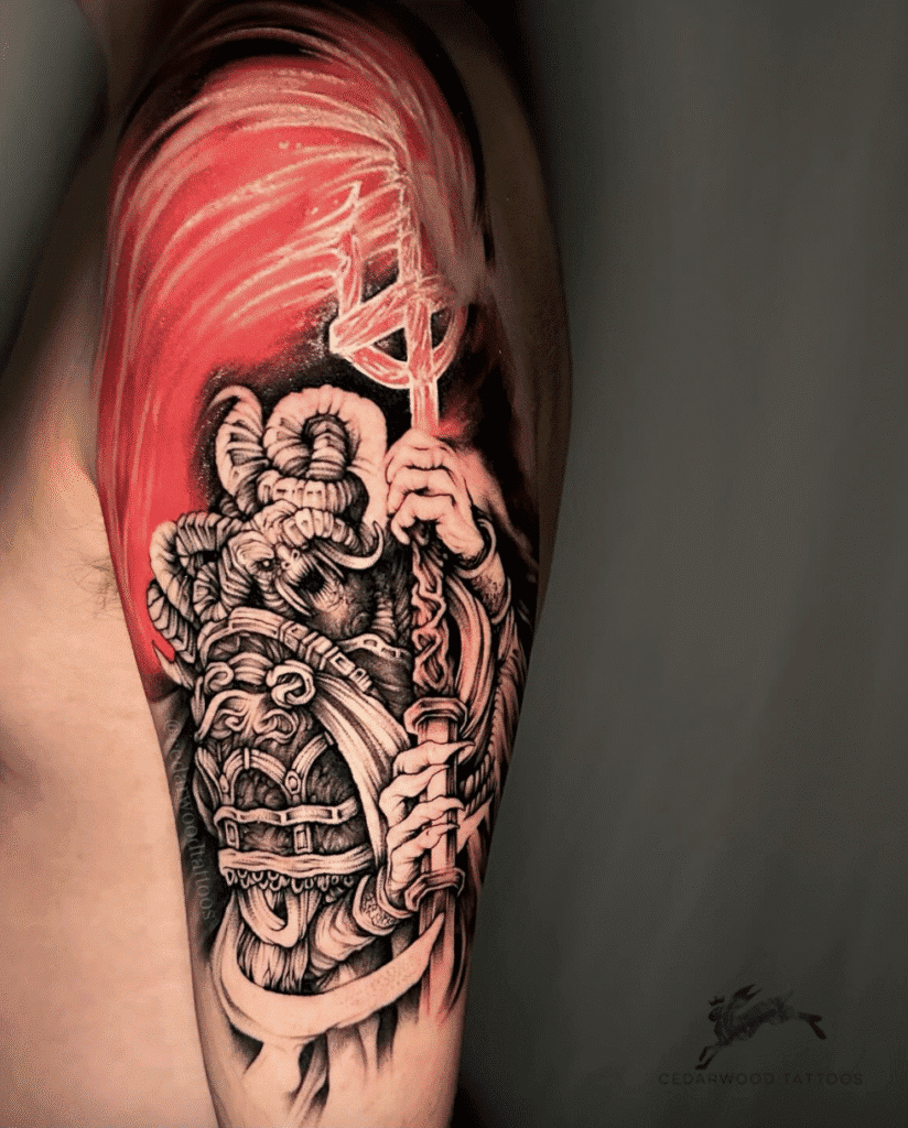 Mohg Lord of Blood Two Soulsborne Tattoo