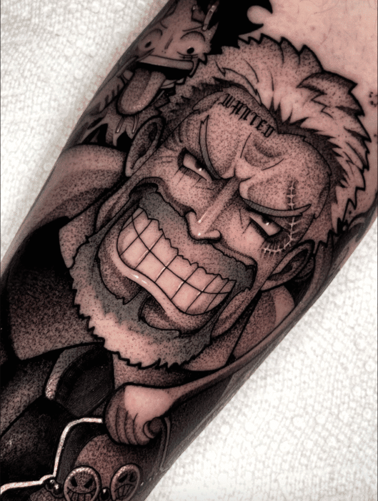 Monkey. D. Garp One Piece Tattoo