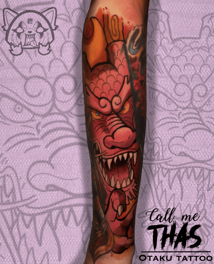 Mononosuke Dragon One Piece Tattoo