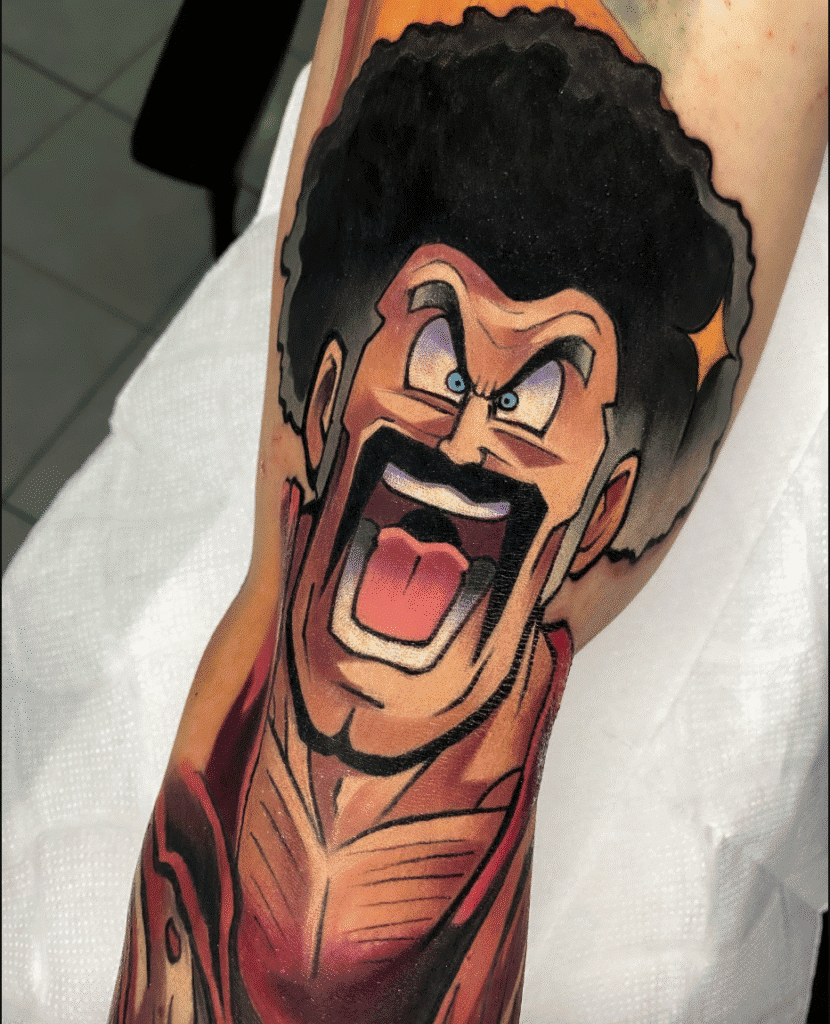Mr.Satan Dragon Ball Tattoo