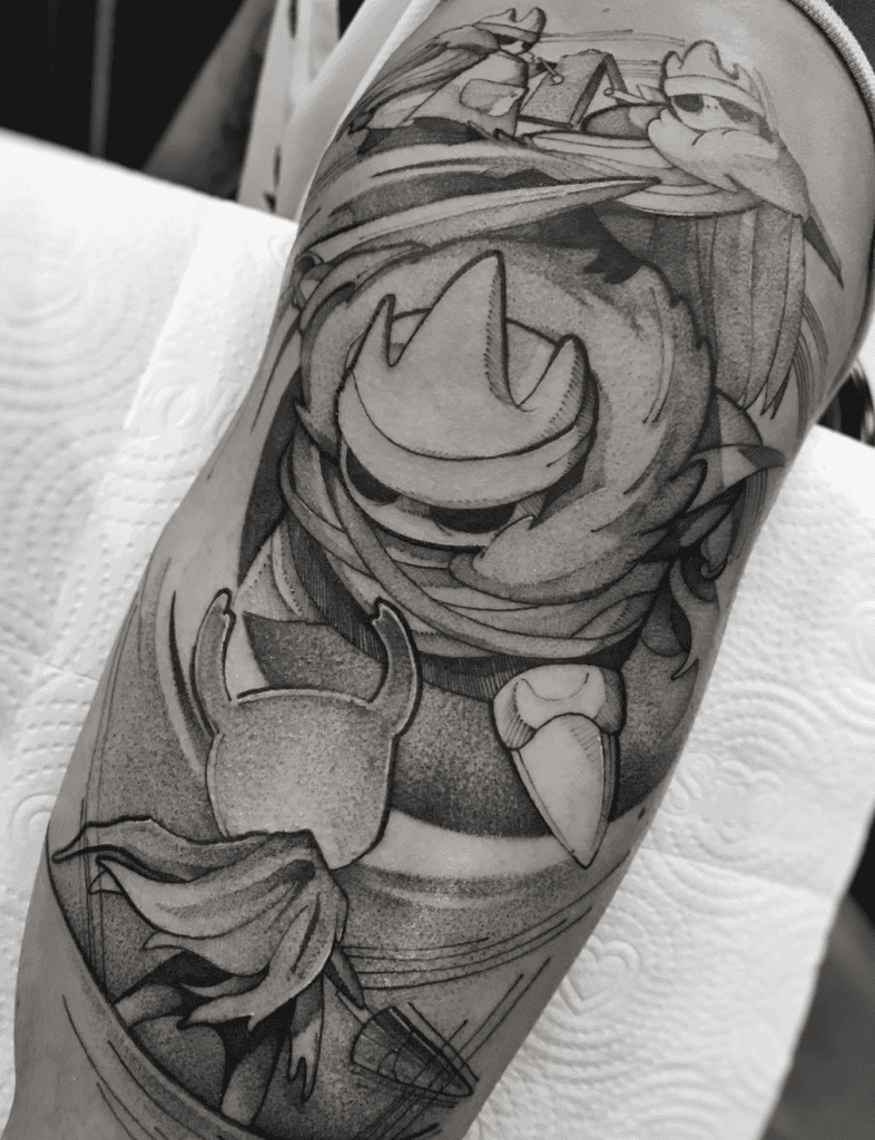 Nail Masters Oro and Mato Hollow Knight Tattoo