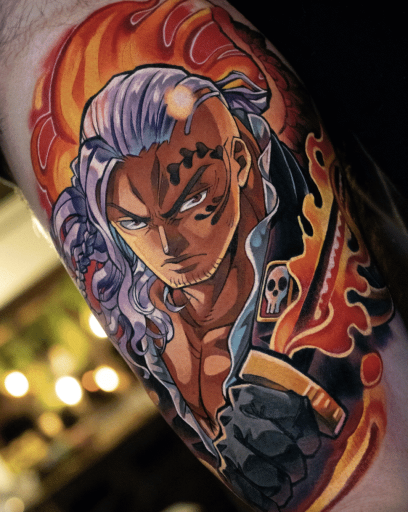 No Mask King One Piece Tattoo