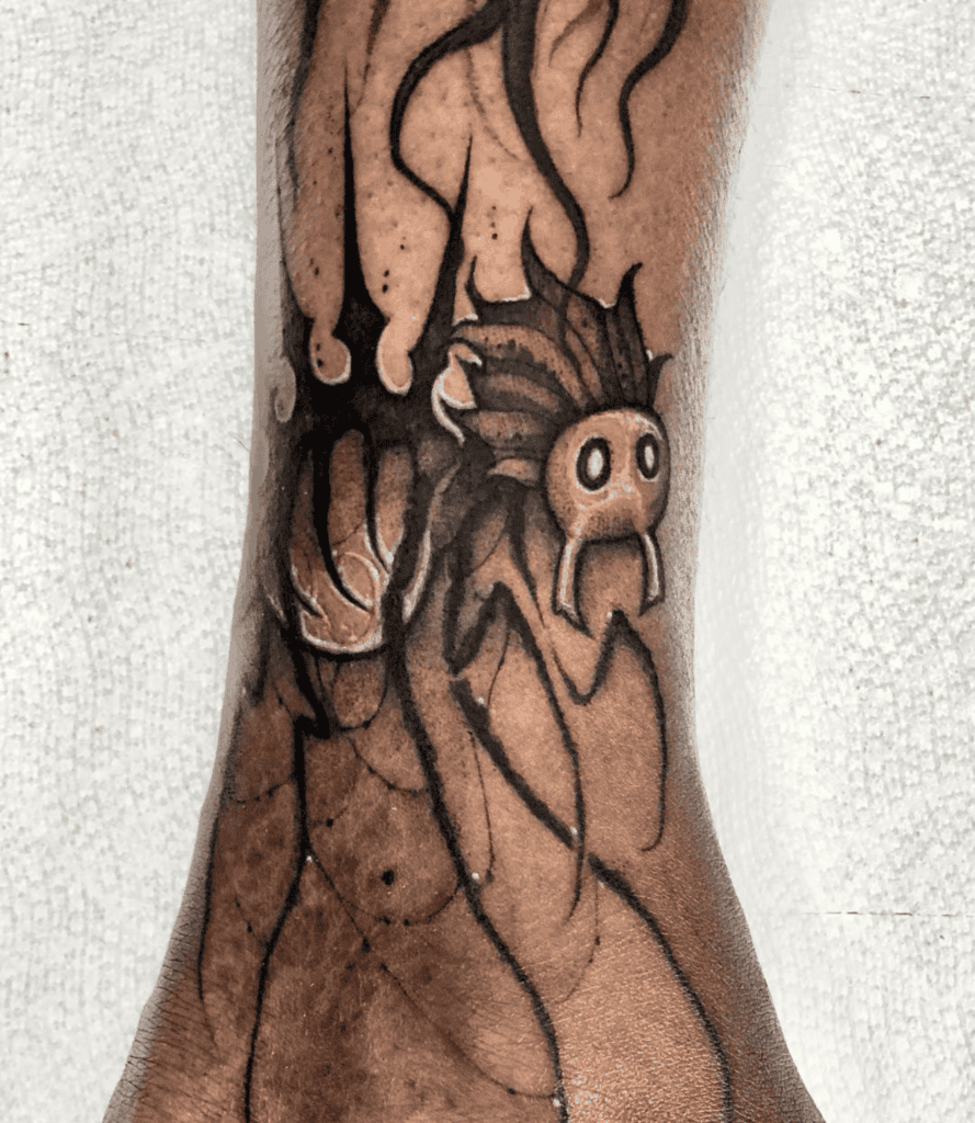 Nosk Creepy Hollow Knight Tattoo