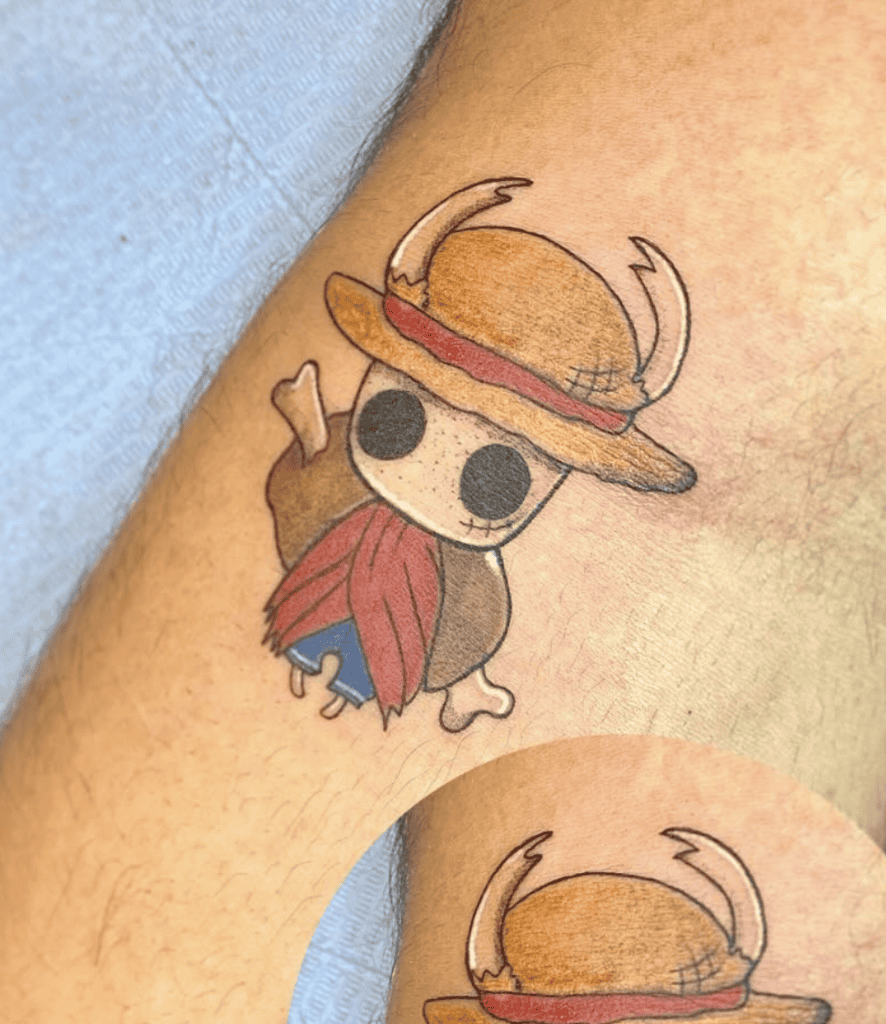 One Piece X Hollow Knight Luffy Tattoo