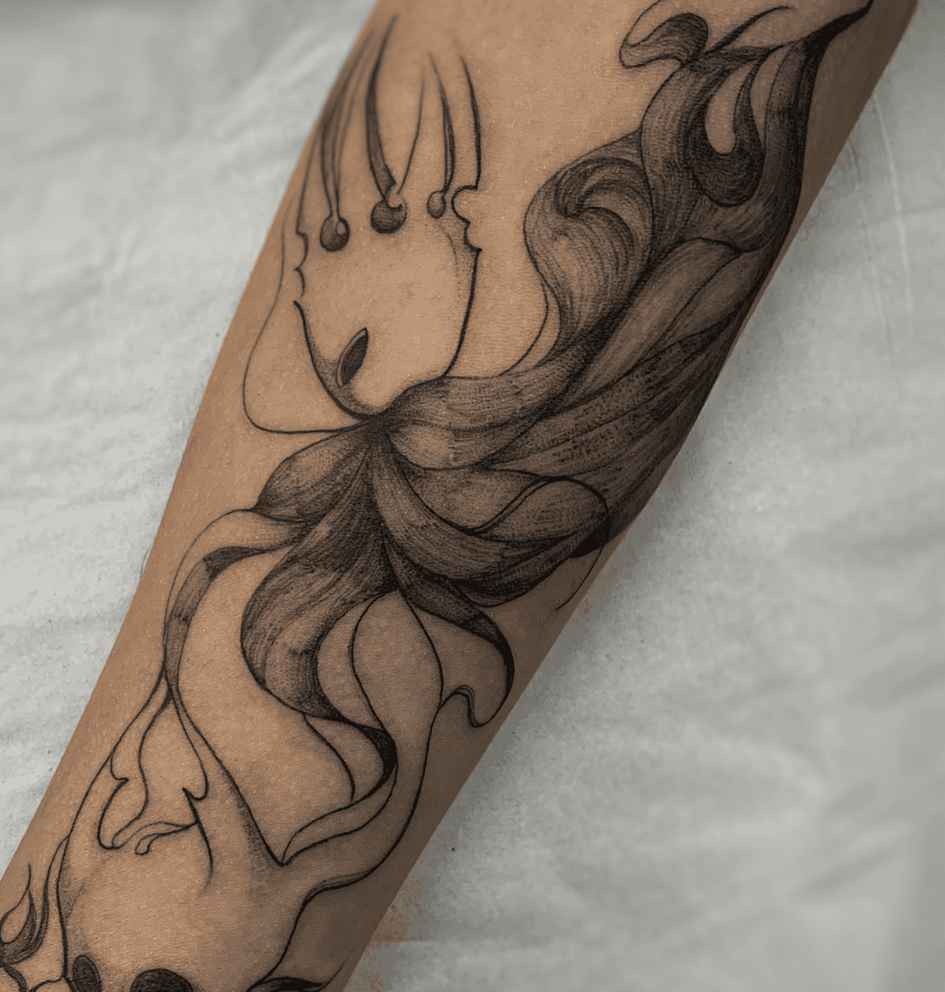 Pale King Cloak Hollow Knight Tattoo