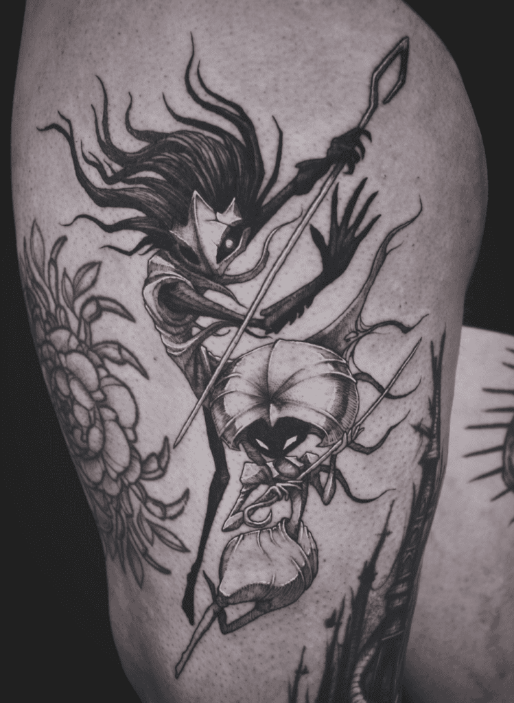 Phantom Hollow Knight Tattoo