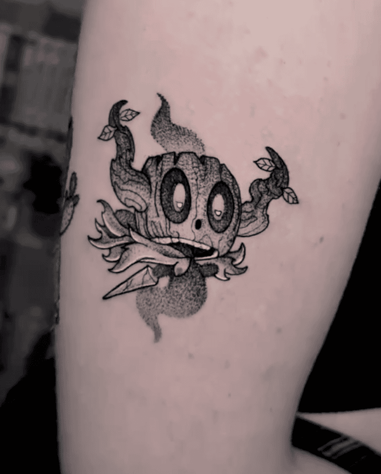 Pokémon X Hollow Knight Phantump Tattoo