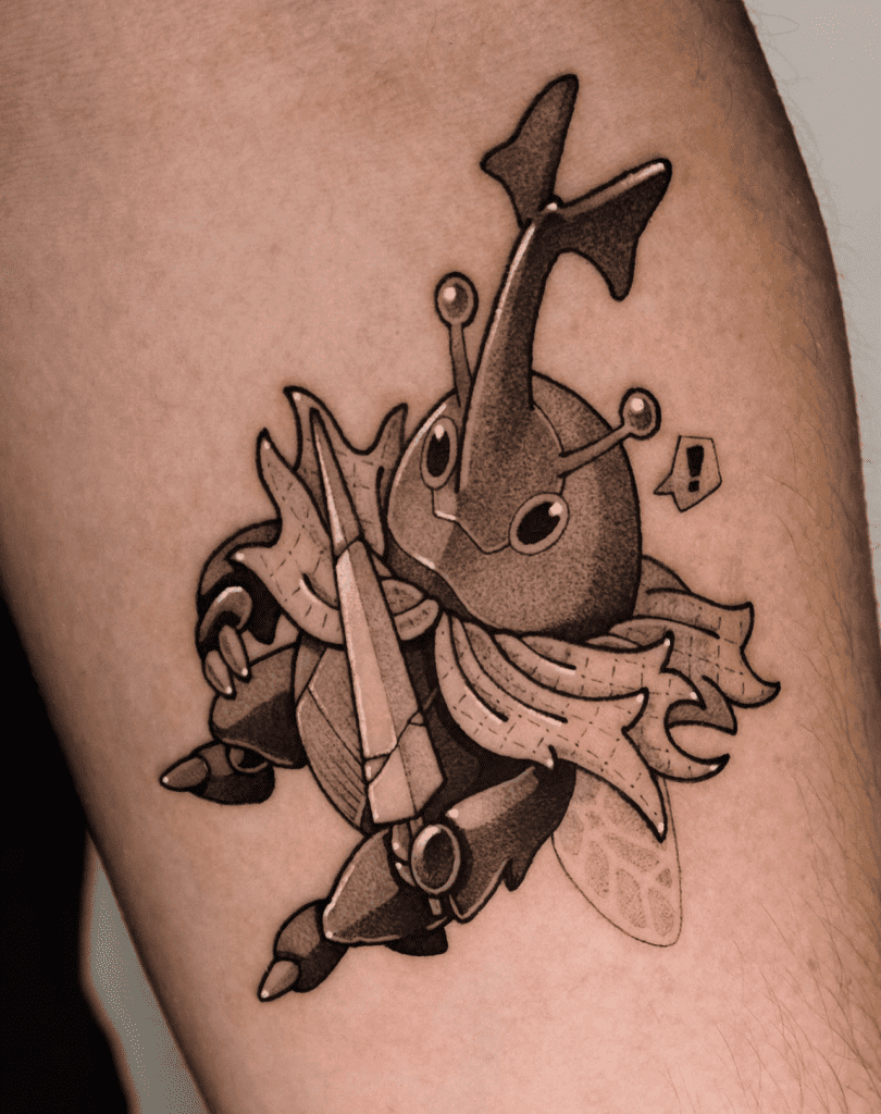 Pokémon X Hollow Knight Tattoo
