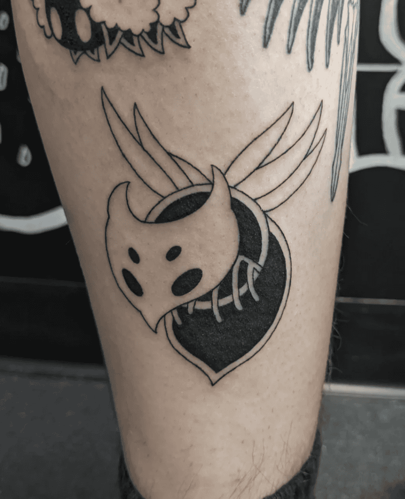 Primal Aspid Simple Hollow Knight Tattoo