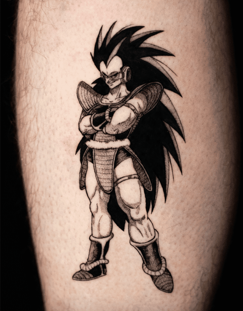 Raditz Dragon Ball Tattoo