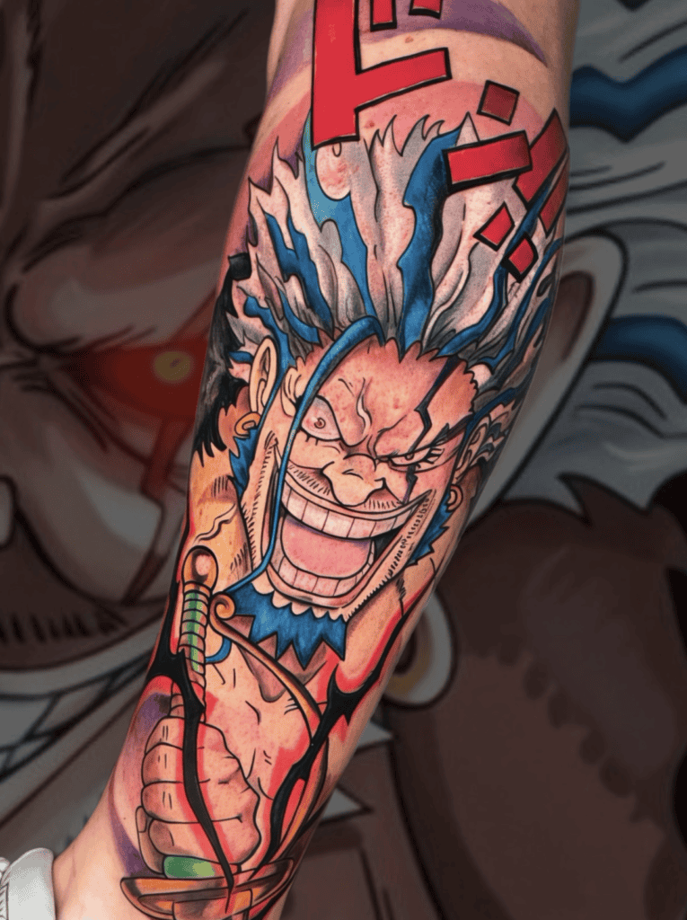 Rocks D. Xebec Haki One Piece Tattoo