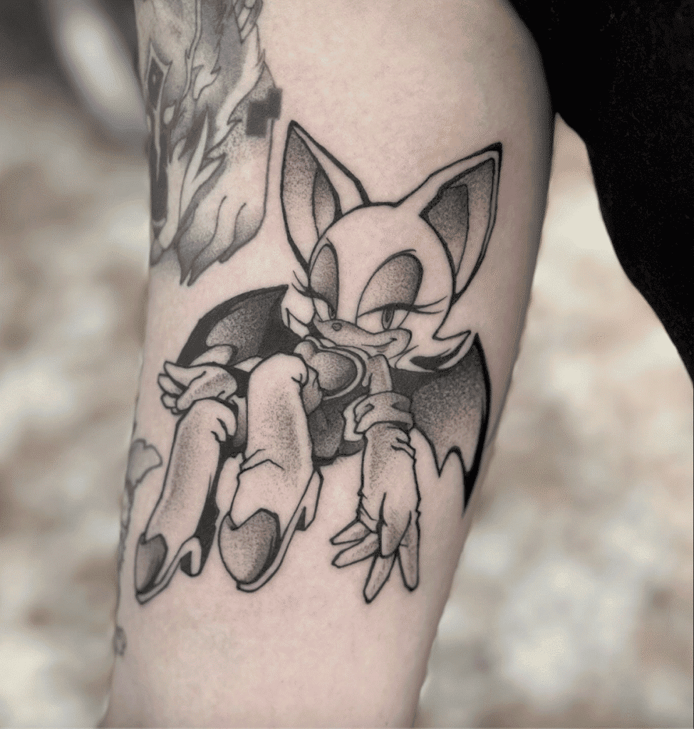 Rouge Video Game Tattoo