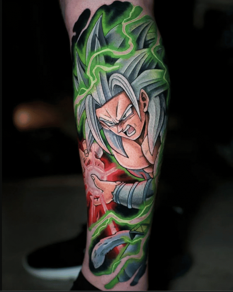 SSJ 5 Dragon Ball Tattoo