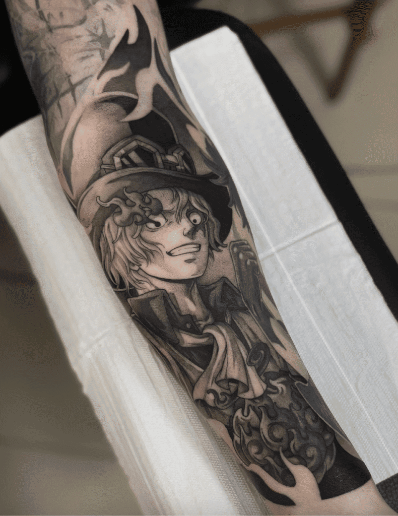 Sabo One Piece Tattoo