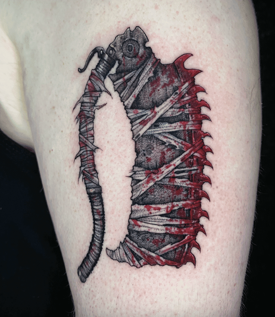 Saw Clever Soulsborne Tattoo
